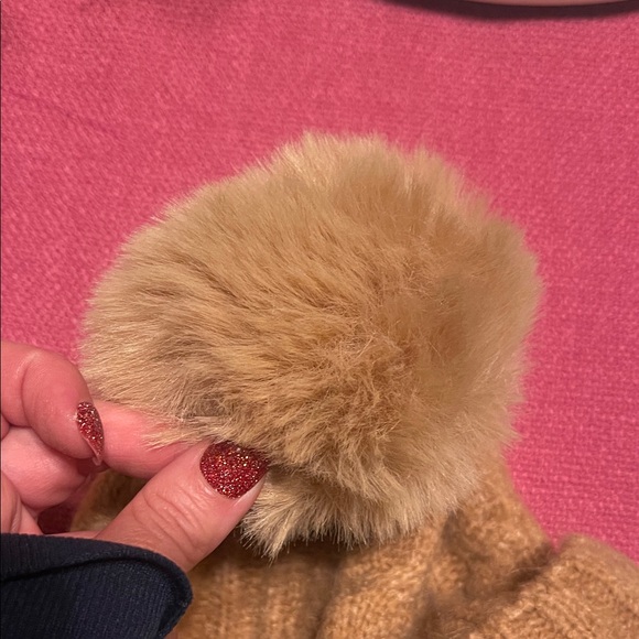 Winter Bundle - Cozy Brown Sonoma Pom-Pom Beanie and Lauren Conrad Headband - Picture 9 of 10